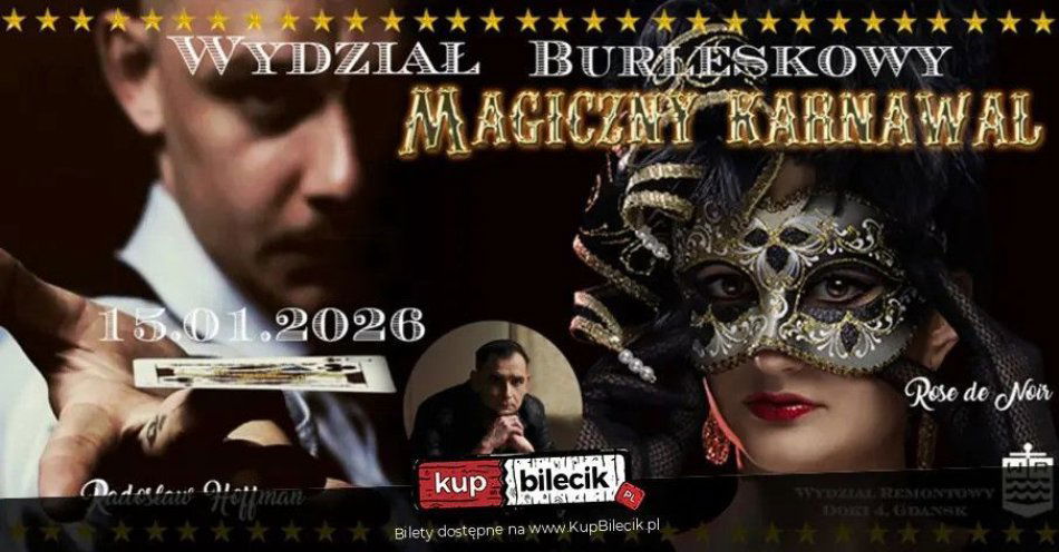 zdjęcie: Burleska i magia by Rose de Noir w klubie Wydział Remontowy / kupbilecik24.pl / Burleska i magia by Rose de Noir w klubie Wydział Remontowy