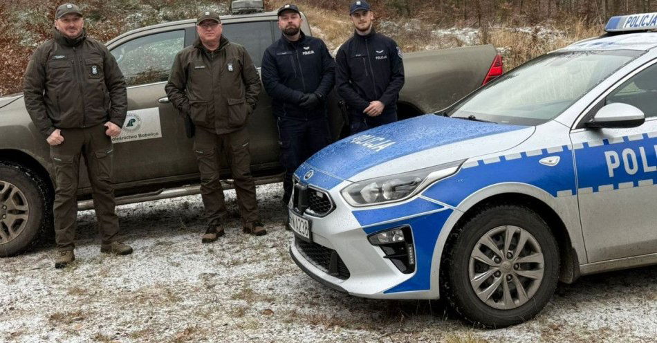 zdjęcie: Policja i Straż Leśna intensyfikują patrole w lasach Bobolic / fot. KMP w Koszalinie