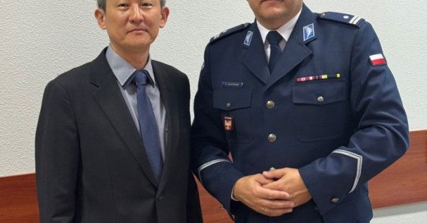 Wicekonsul Korei Południowej odwiedził Komendę Policji w Krakowie