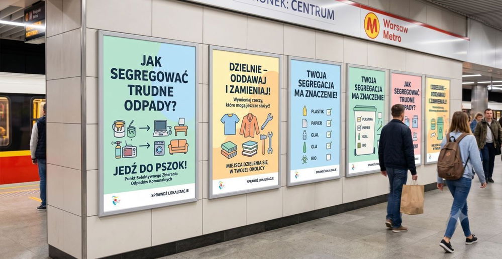 zdjęcie: Dzielnie i PSZOK: Jak usunąć sprzątać stolicę? / ai/gem/202606031411