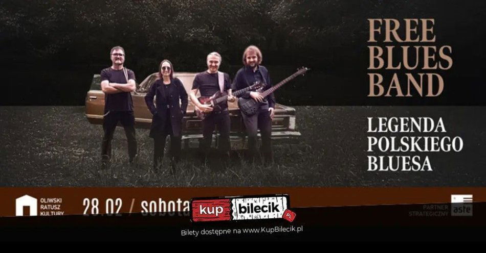 zdjęcie: Free Blues Band - Legenda Polskiego Bluesa / kupbilecik24.pl / Free Blues Band - Legenda Polskiego Bluesa