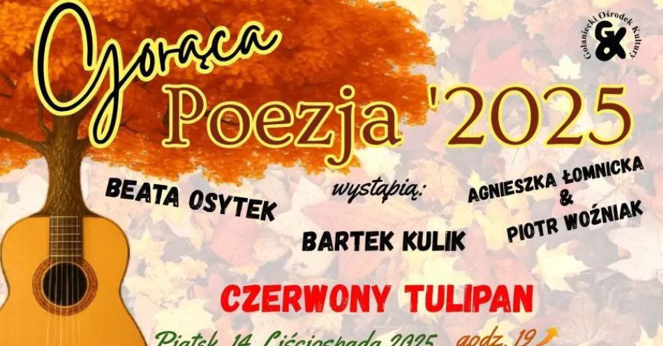 zdjęcie: Gorąca Poezja 2025 / kupbilecik24.pl / Gorąca Poezja \