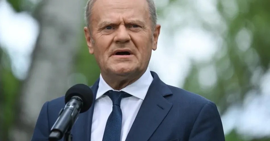 zdjęcie: Premier: wyraziłem warunkową zgodę, by Maciej Berek odszedł z rządu i kandydował do TK / Warszawa, 13.08.2026. Premier Donald Tusk podczas konferencji prasowej w Kancelarii Prezesa Rady Ministrów w Warszawie, 13 bm. (mr) PAP/Piotr Nowak