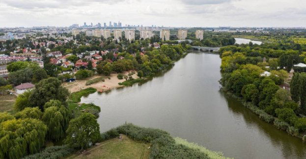Zakaz kąpieli w jeziorku Czerniakowskim