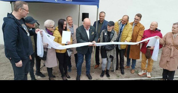 Uroczyste odsłonięcie muralu Kopernika