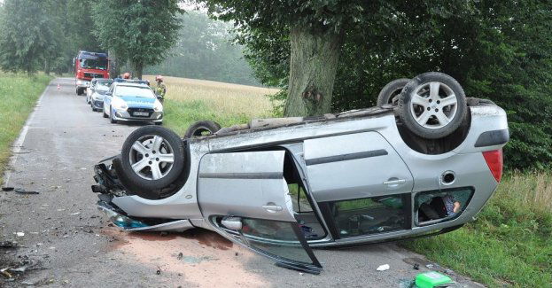 Dachowanie pojazdu w gminie Rybno