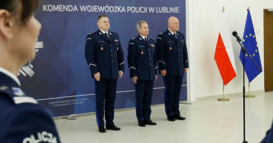 zdjęcie: Nowi zastępcy Komendanta Wojewódzkiego Policji w Lublinie / fot. KPP Radzyń Podlaski