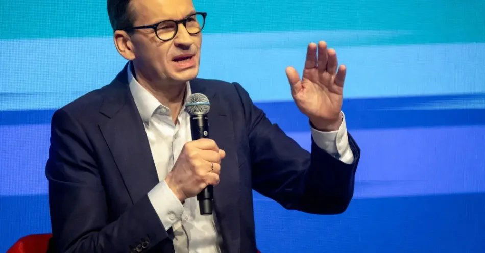 zdjęcie: Morawiecki: chciałbym, aby Polska była wymarzonym krajem dla młodych ludzi / Toruń, 07.03.2025. Poseł PiS, wiceprezes ugrupowania, lider frakcji Europejskich Konserwatystów i Reformatorów Mateusz Morawiecki podczas spotkania w ramach cyklu „Młodzi dla Europy” w Sali Kameralnej Centrum Kulturalno-Kongresowego Jordanki w Toruniu, 7 bm. (jm) PAP/Tytus Żmijewski