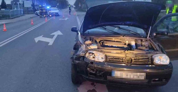 Zdarzenie drogowe w Kębłowie