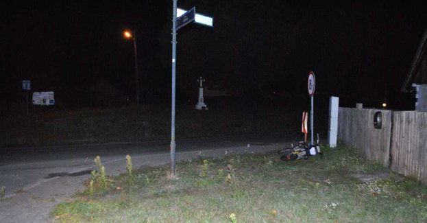 15-latek wjechał w płot motocyklem