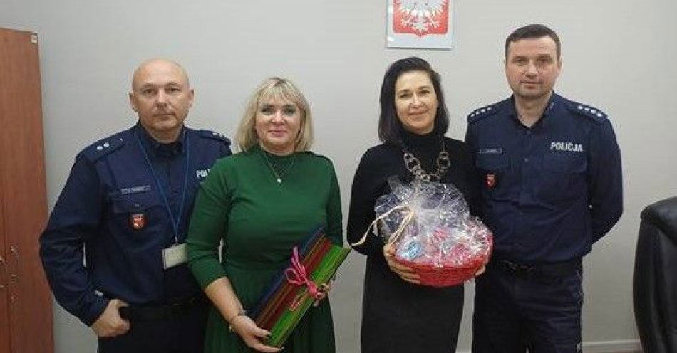 zdjęcie: Odblaskowy Olsztynek zwiększa bezpieczeństwo pieszych / fot. KMP w Olsztynie