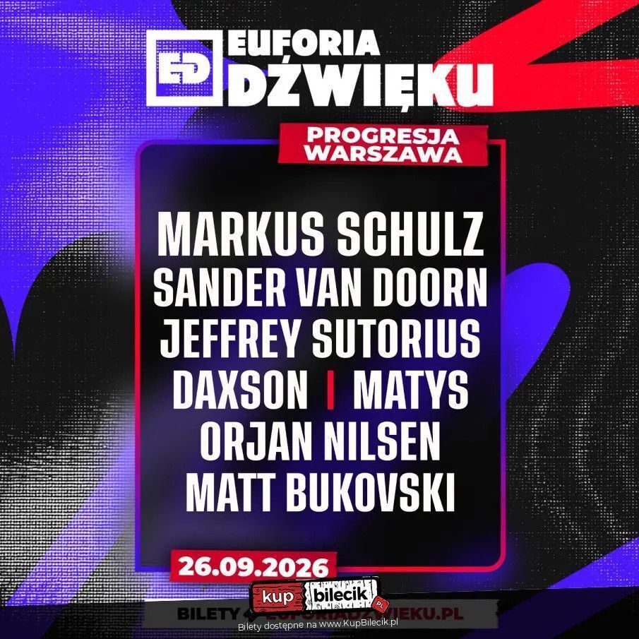 zdjęcie: Marcus Schulz Sander Van Doorn Jeffrey Sutorius Daxson Orjan Nilsen Matys Matt Bukovsky / kupbilecik24.pl / MARCUS SCHULZ | SANDER VAN DOORN | JEFFREY SUTORIUS | DAXSON | ORJAN NILSEN | MATYS MATT | BUKOVSKY