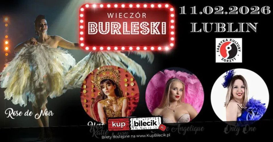 zdjęcie: Burleska by Rose de Noir w fabryce kultury Zgrzyt / kupbilecik24.pl / Burleska by Rose de Noir w fabryce kultury Zgrzyt