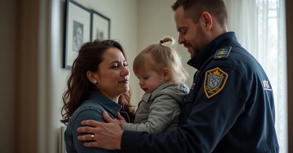 zdjęcie: Mieszkanka dziękuje jeleniogórskim dzielnicowym za wsparcie / TM/ przykładowa ilustracja