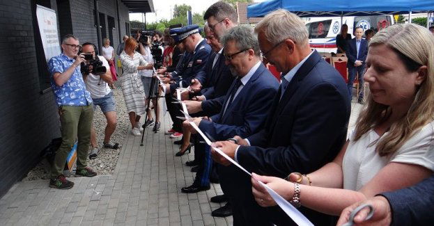 Uroczyste otwarcie nowego Komisariatu Policji w Łebie