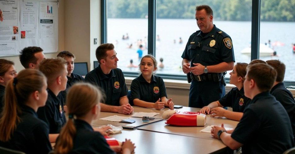 zdjęcie: Jak zadbać o bezpieczeństwo nad Jeziorem Białym / TM/ przykładowa ilustracja