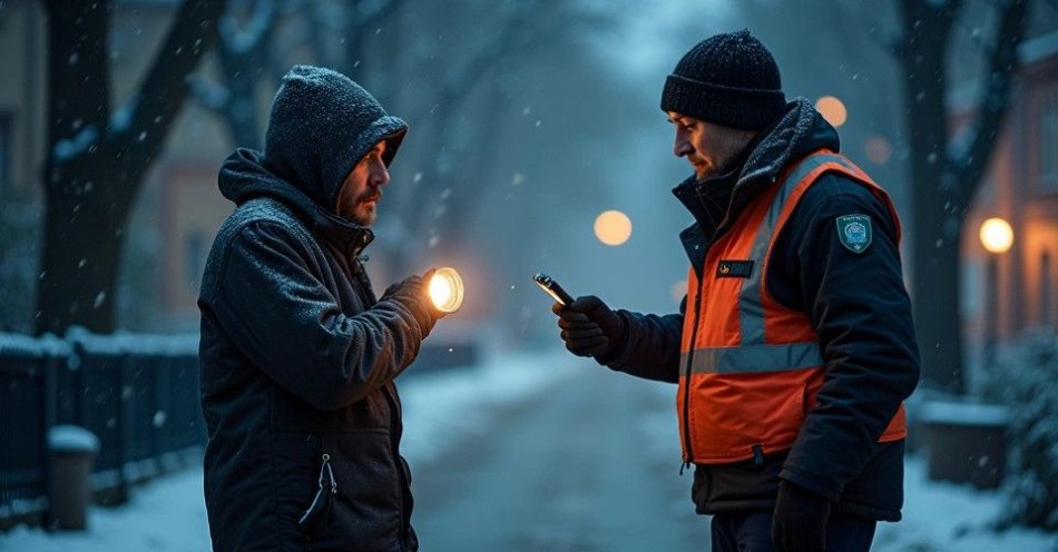 zdjęcie: Jeden telefon może uratować życie osoby narażonej na wychłodzenie / TM/ przykładowa ilustracja