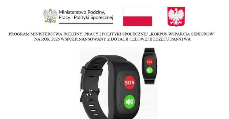 zdjęcie: Bezpieczeństwo na nadgarstku. Darmowe opaski dla senior / fot. nadesłane