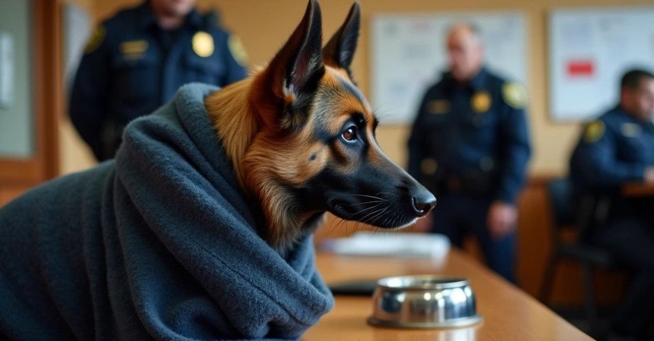 zdjęcie: Policjanci uratowali zziębniętą suczkę Luna w Poznaniu / TM/ przykładowa ilustracja