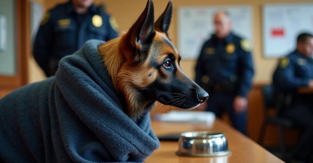 Policjanci uratowali zziębniętą suczkę Luna w Poznaniu