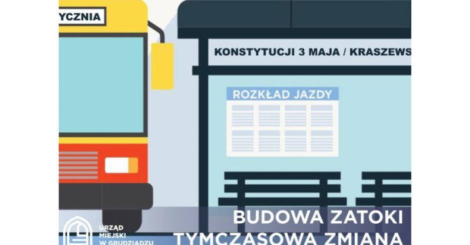zdjęcie: Zmiana lokalizacji przystanku autobusowego przy ul. Konstytucji 3 Maja