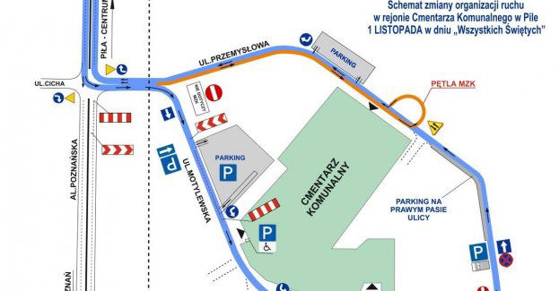 Wszystkich Świętych - zmiana organizacji ruchu drogowego!