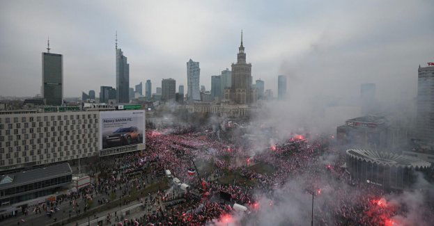 W Warszawie Marsz Niepodległości pod hasłem "Wielkiej Polski, moc to my"