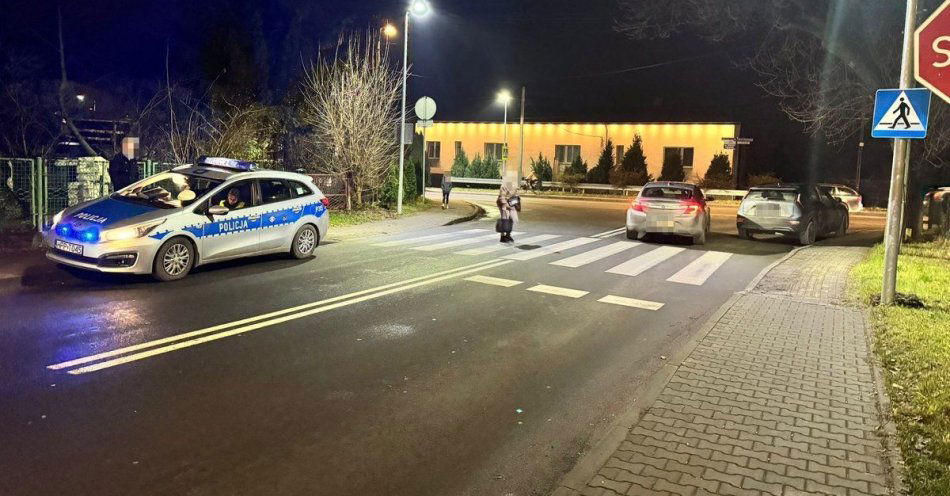 zdjęcie: Potrącenie pieszego na przejściu w Tarnowskich Górach / fot. KPP w Tarnowskich Górach