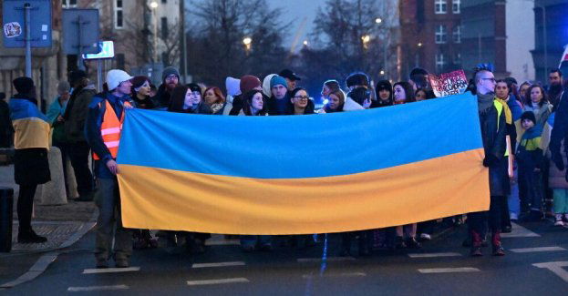 Demonstracja "Trzy lata w obronie Ukrainy" na pl. Solidarności