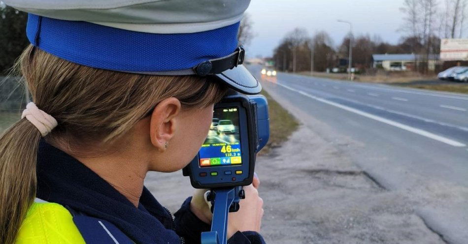 zdjęcie: Akcja Prędkość w powiecie łaskim: 38 przekroczeń i 2 nietrzeźwych / fot. KPP w Łasku