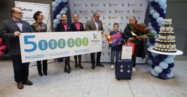 Lotnisko Katowice po raz pierwszy obsłużyło 5-milionowego pasażera w ciągu roku