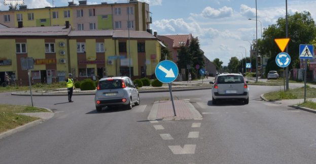 Potrącenie pieszej na przejściu