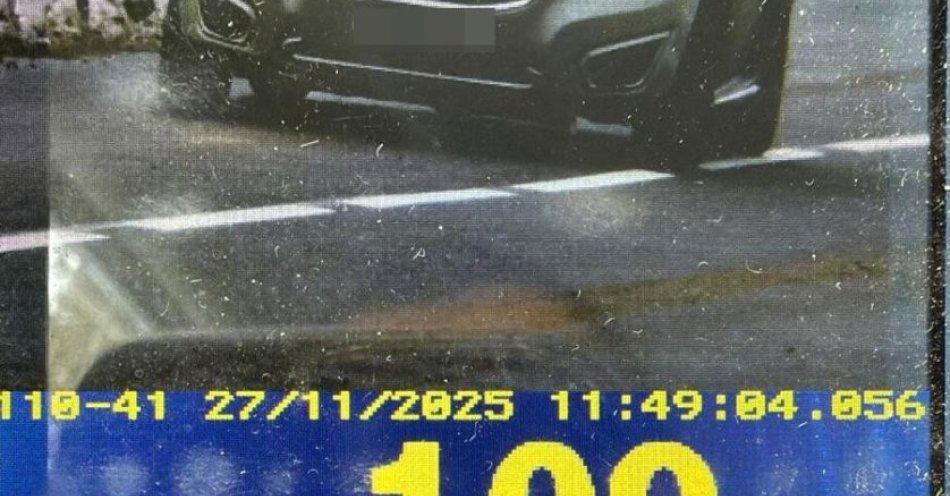 zdjęcie: Mandat 1500 zł i zatrzymane prawo jazdy za 109 km/h w Dryżynie / fot. KPP Wschowa