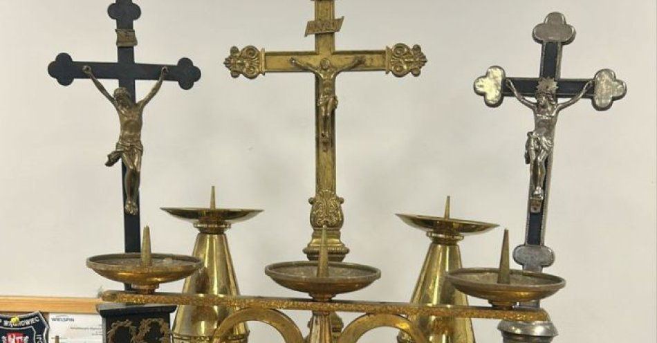 zdjęcie: Wągrowiec: 34-latek ukradł dewocjonalia z fary i zaniósł na złom / fot. KPP Wągrowiec