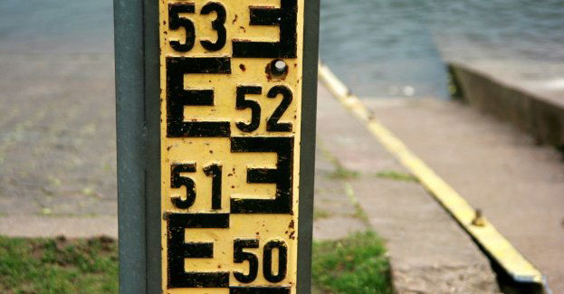 Rzeka Wisła w Ustroniu jest już poniżej poziomu ostrzegawczego