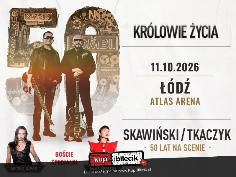 zdjęcie: Kombii - Królowie życia. 50 Lat na scenie! / kupbilecik24.pl / Kombii - Królowie życia. 50 Lat na scenie!