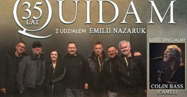 Trasa jubileuszowa - 35 lat Quidam z udziałem Emilii Nazaruk. Gość specjalny Colin Bass (Camel)