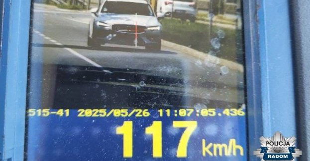 O 67 km/h za szybko w terenie zabudowanym