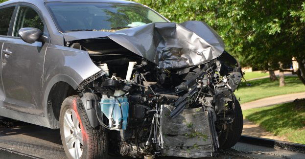 Utrudnienia na Obwodnicy Trójmiasta po zderzeniu czterech samochodów na wysokości Karwin