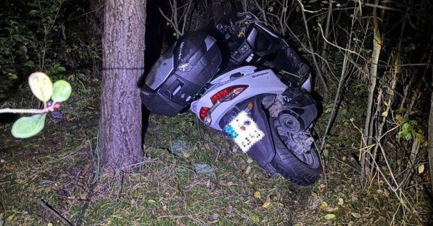 Pijany motocyklista uciekł policji i został zatrzymany