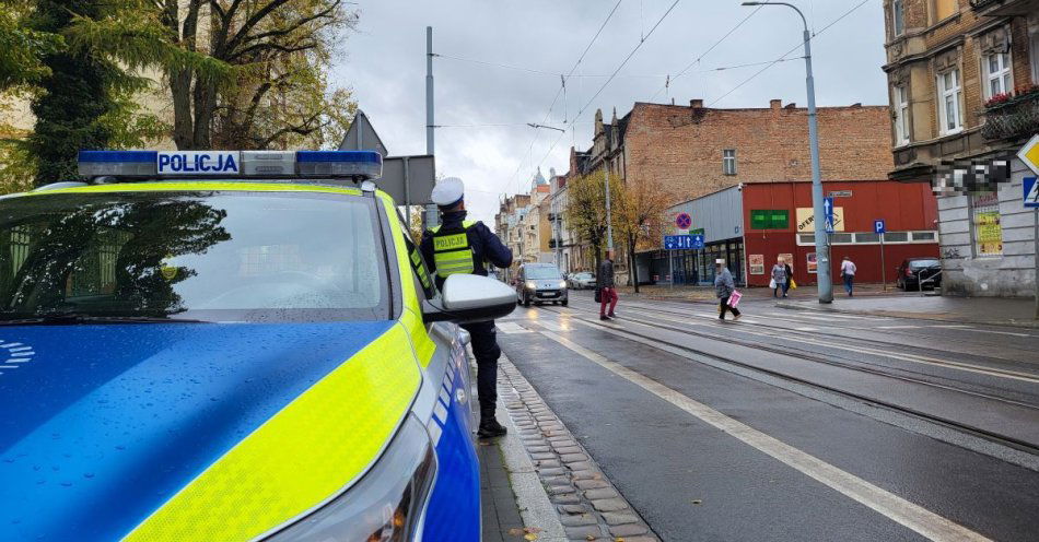 zdjęcie: Kontrole w Grudziądzu podczas akcji Bezpieczny pieszy / fot. KMP w Grudziądzu