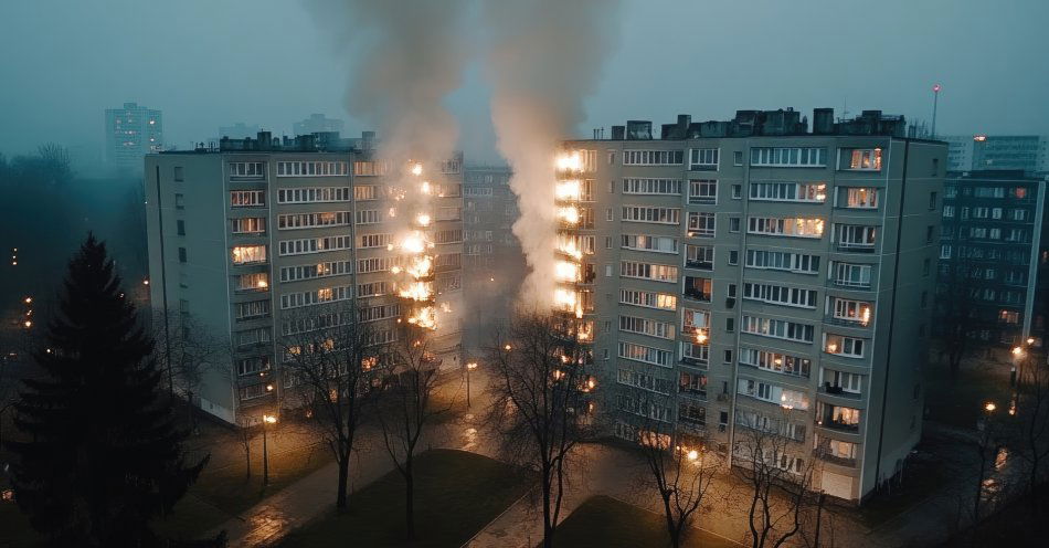 zdjęcie: Blok uszkodzony czwartkowym pożarem przekazany zarządcy; część lokatorów wróciła do mieszkań / v53865348