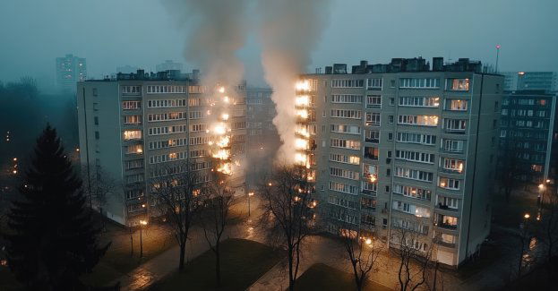 Blok uszkodzony czwartkowym pożarem przekazany zarządcy; część lokatorów wróciła do mieszkań