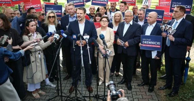 Kraków: P. Czarnek i B. Szydło poparli Michała Drewnickiego w wyborach na prezydenta miasta