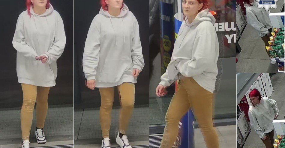 zdjęcie: Poszukiwana kobieta po kradzieży robota w Pszczynie / fot. KPP w Pszczynie