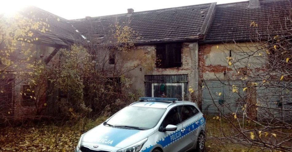 zdjęcie: Policja sprawdza miejsca, gdzie nocują bezdomni przed zimą / fot. KPP Jarocin