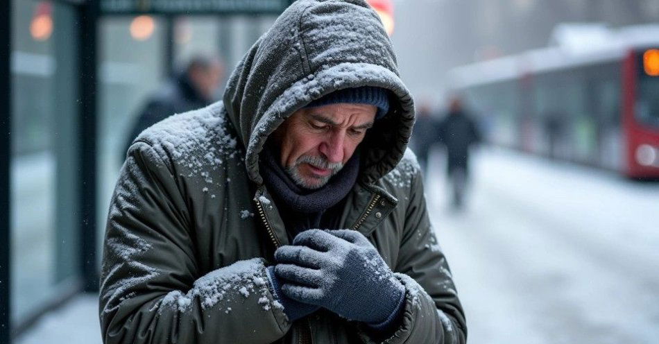 zdjęcie: Jeden telefon może uratować życie osób bezdomnych zimą / TM/ przykładowa ilustracja