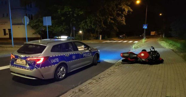 Spanikował na widok pilskiej drogówki