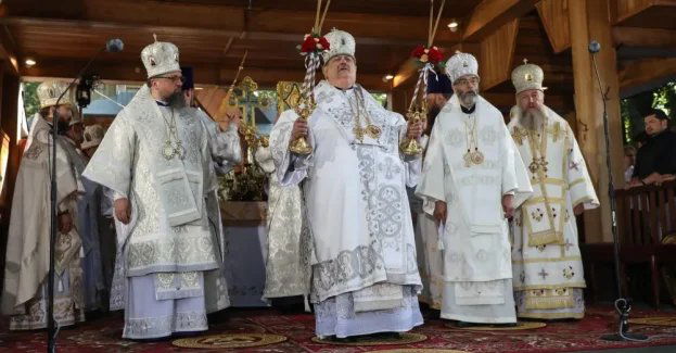 Grabarka: w Przemienienie Pańskie Cerkiew upamiętniła rocznicę odnalezienia Krzyża Pańskiego