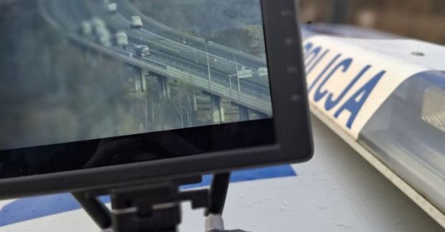 Dron zarejestrował wykroczenia ciężarówek podczas akcji TIR